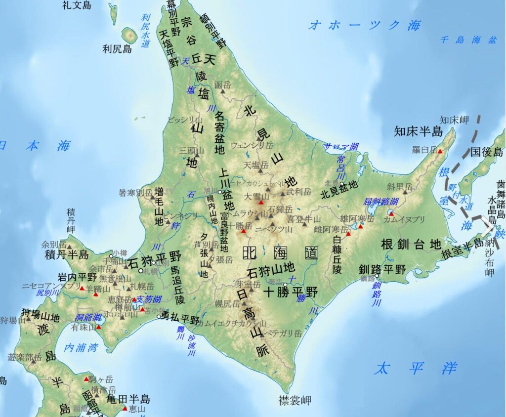 北海道地図
